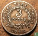 Britisch Westafrika 3 Pence 1943 (KN) - Bild 1