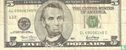 Dollars des États-Unis 5 2001 L - Image 1