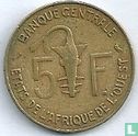 West-Afrikaanse Staten 5 francs 1965 - Afbeelding 2