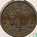 Guyana 1 dollar 1970 "FAO - Food for all - Proclamation of Republic" - Image 1
