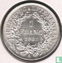 Frankrijk 1 franc 1888 - Afbeelding 1