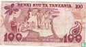 Tanzanie 100 Shilingi ND (1977) P8b - Image 2