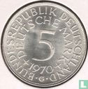 Germany 5 mark 1970 (G) - Image 1
