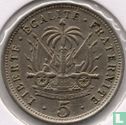 Haïti 5 centimes 1905 - Image 2
