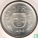 Zwitserland 5 francs 1965 - Afbeelding 1