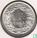 Zwitserland 1 franc 1965 - Afbeelding 1