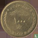 Iran 1000 rials 2008 (SH1387) - Afbeelding 1