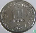Mali 10 francs 1976 - Afbeelding 1