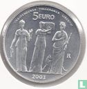 San Marino 5 euro 2003 "1700 years Republic of San Marino" - Afbeelding 1