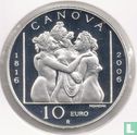 San Marino 10 euro 2006 (PROOF) "190 years marble sculpture of Antonio Canova - the three graces" - Afbeelding 1