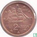 Griekenland 2 cent 2002 (zonder F) - Afbeelding 1