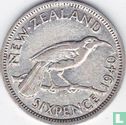 Nouvelle-Zélande 6 pence 1940 - Image 1
