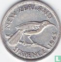 Nieuw-Zeeland 6 pence 1943 - Afbeelding 1