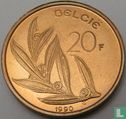 België 20 francs 1990 (NLD) - Afbeelding 1