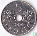 Norwegen 5 Kroner 2004 - Bild 1