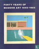 Forty years of modern art 1945-1985 - Afbeelding 1