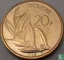 België 20 francs 1989 (NLD) - Afbeelding 1