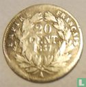 France 20 centimes 1857 - Image 1