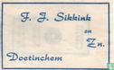 F.J. Sikkink en Zn. - Image 1