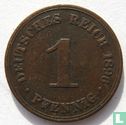 Empire allemand 1 pfennig 1896 (A) - Image 1