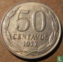 Chili 50 centavos 1977 - Image 1