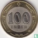 Kazachstan 100 tenge 2003 "10th anniversary of Tenge - Wolf" - Afbeelding 2