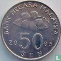 Maleisië 50 sen 2005 - Afbeelding 1