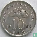 Malaysia 10 sen 1990 - Image 1