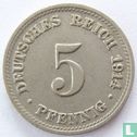 German Empire 5 pfennig 1914 (D) - Image 1