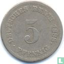 Empire allemand 5 pfennig 1888 (G) - Image 1