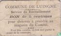 Luingne 5 Centimes ND (~1916) - Image 1