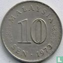 Maleisië 10 sen 1973 - Afbeelding 1