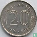 Maleisië 20 sen 1982 - Afbeelding 1