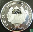 Afghanistan 500 afghanis 1989 (PROOF - type 1) "1992 Winter Olympics in Albertville"