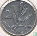 Italie 2 lire 1954 - Image 1