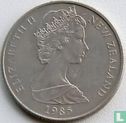 New Zealand 10 cents 1985 (low relief portrait) - Image 1