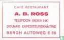 Café Restaurant A.B. Ross - Afbeelding 1