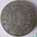 Italie 5 lire 1877 - Image 2