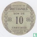Dottenijs (Dottignies) 10 centimes - Afbeelding 1