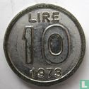 Italië 10 lire 1973 - Giocattoli Vama - Afbeelding 1