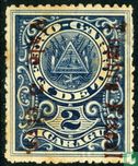 Revenue stamp with overprint - Image 1