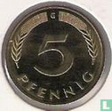 Germany 5 pfennig 1998 (G) - Image 2