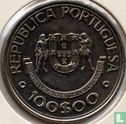 Portugal 100 escudos 1989 (koper-nikkel) "Discovery of the Canary Islands" - Afbeelding 2
