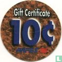 AAFES 10c 2001 Military Picture Pog Gift Certificate - Image 1
