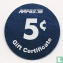AAFES 5c 2008 Military Picture Pog Gift Certificate 11C51 - Afbeelding 2