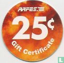 AAFES 25c 2007 Military Picture Pog Gift Certificate 10K251 - Afbeelding 2