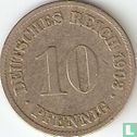Empire allemand 10 pfennig 1903 (D) - Image 1