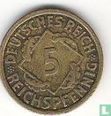 German Empire 5 reichspfennig 1935 (D) - Image 2