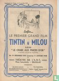 Le premier Grand film Tintin et Milou dans Le crabe aux pince d'or - Afbeelding 1
