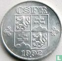 Tchécoslovaquie 10 haleru 1992 - Image 1